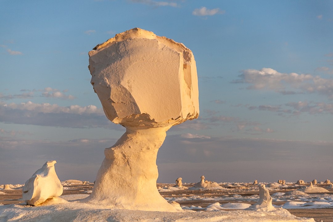 Rock formations at White Desert National Park