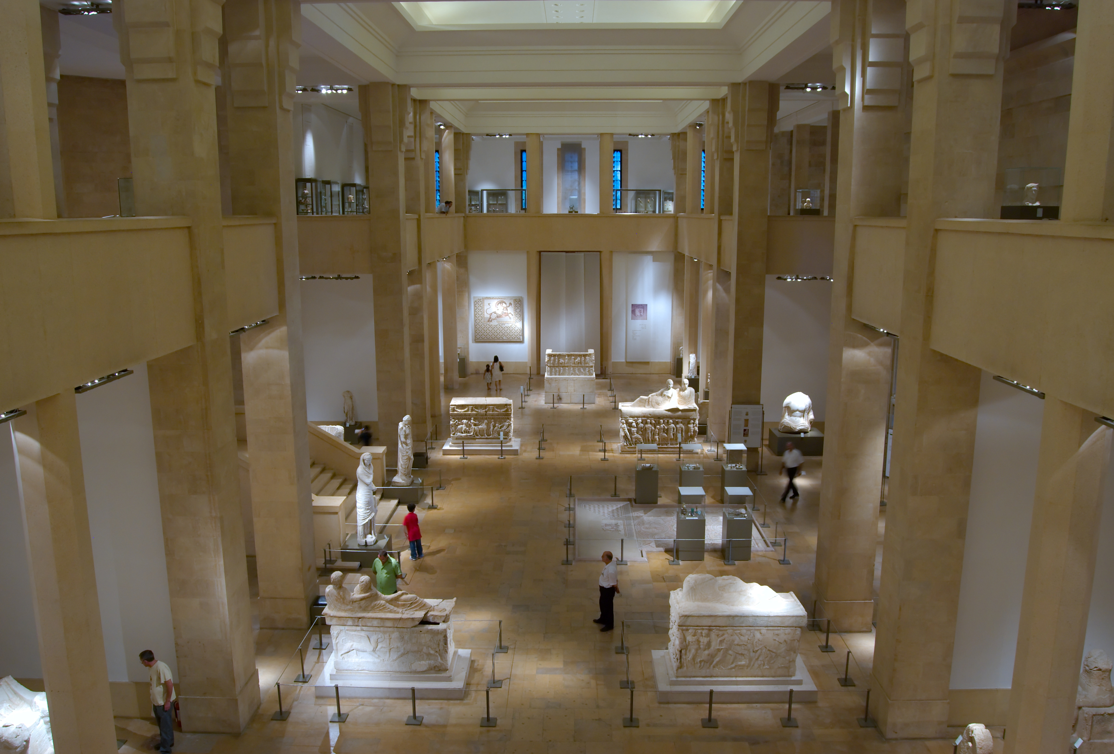 Interior of the National Museum of Beirut