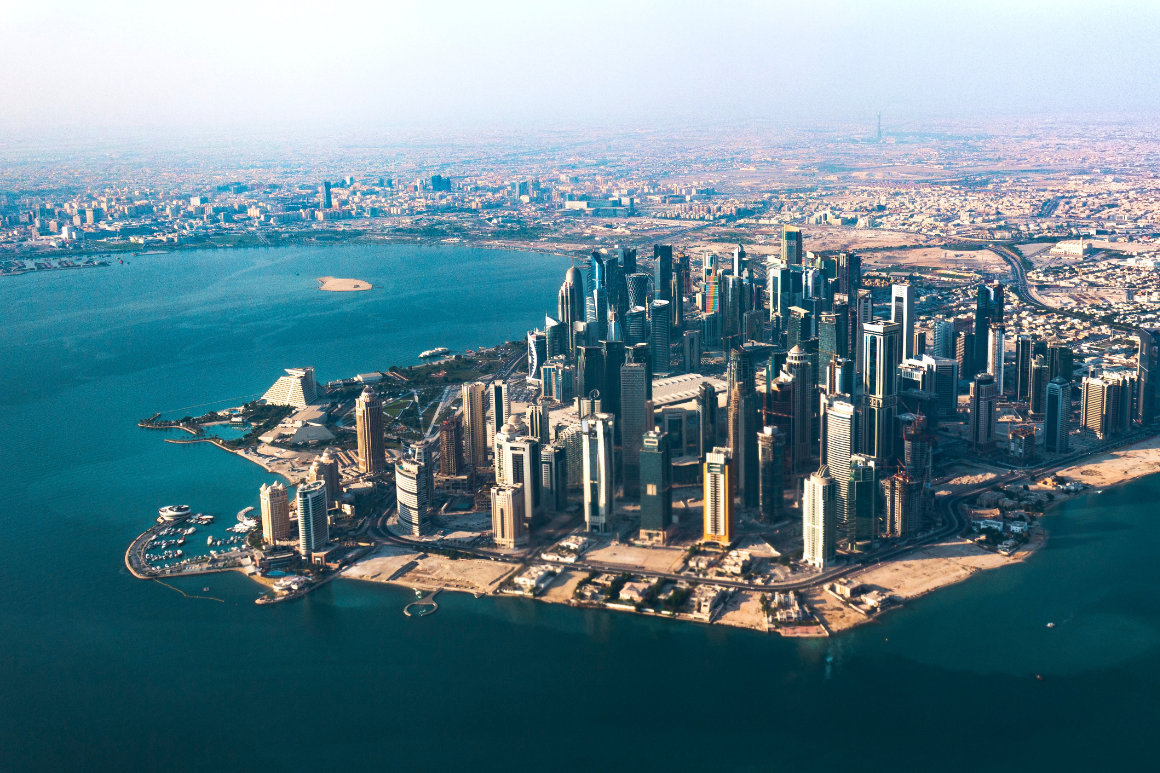 Doha Festival City Aerial View