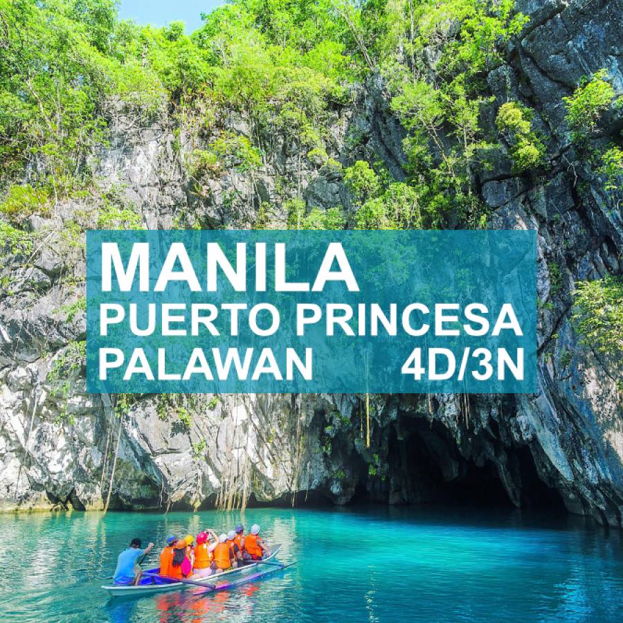 Manila + Puerto Princesa Palawan - 4 Days, 3 Nights