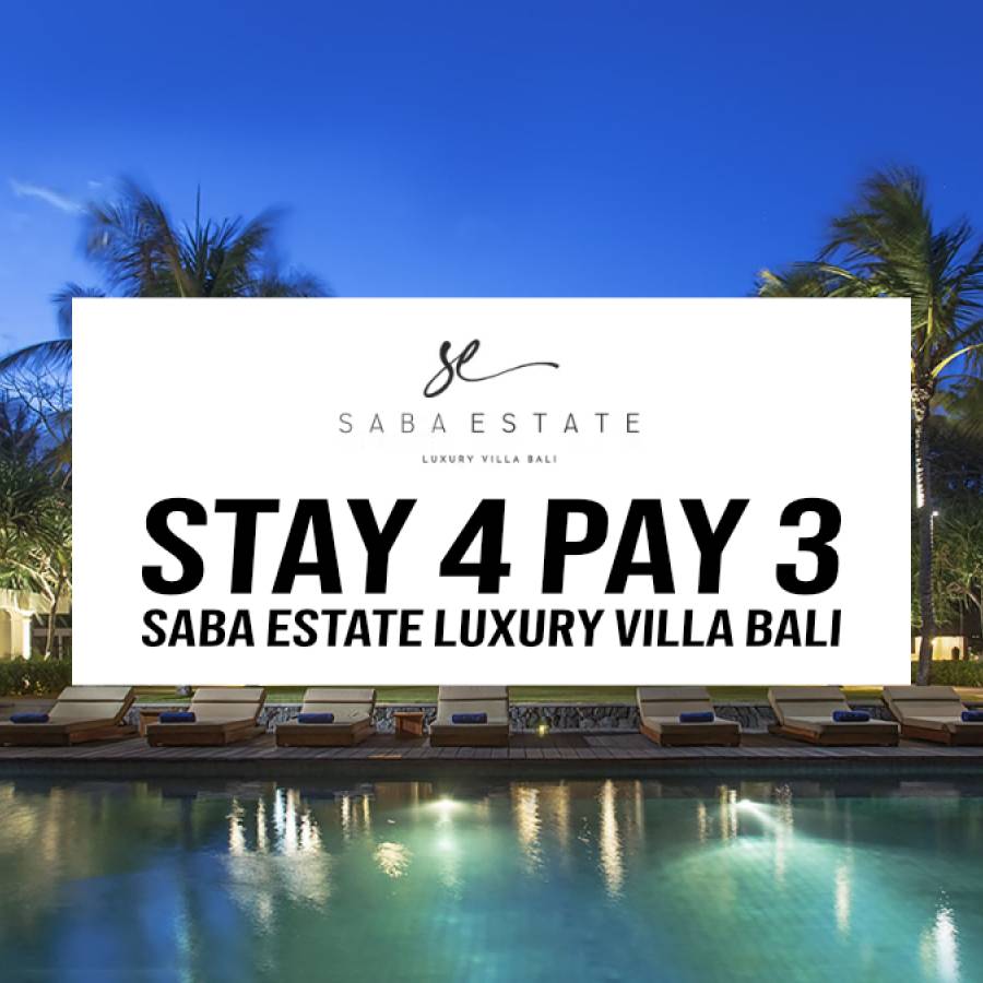 Saba Estate Luxury Villa Bali - Stay 4 Pay 3