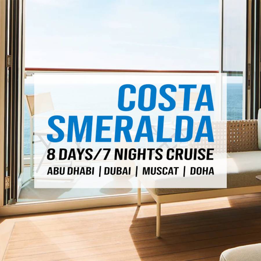 Costa Smeralda – 8 Days and 7 Nights Cruise