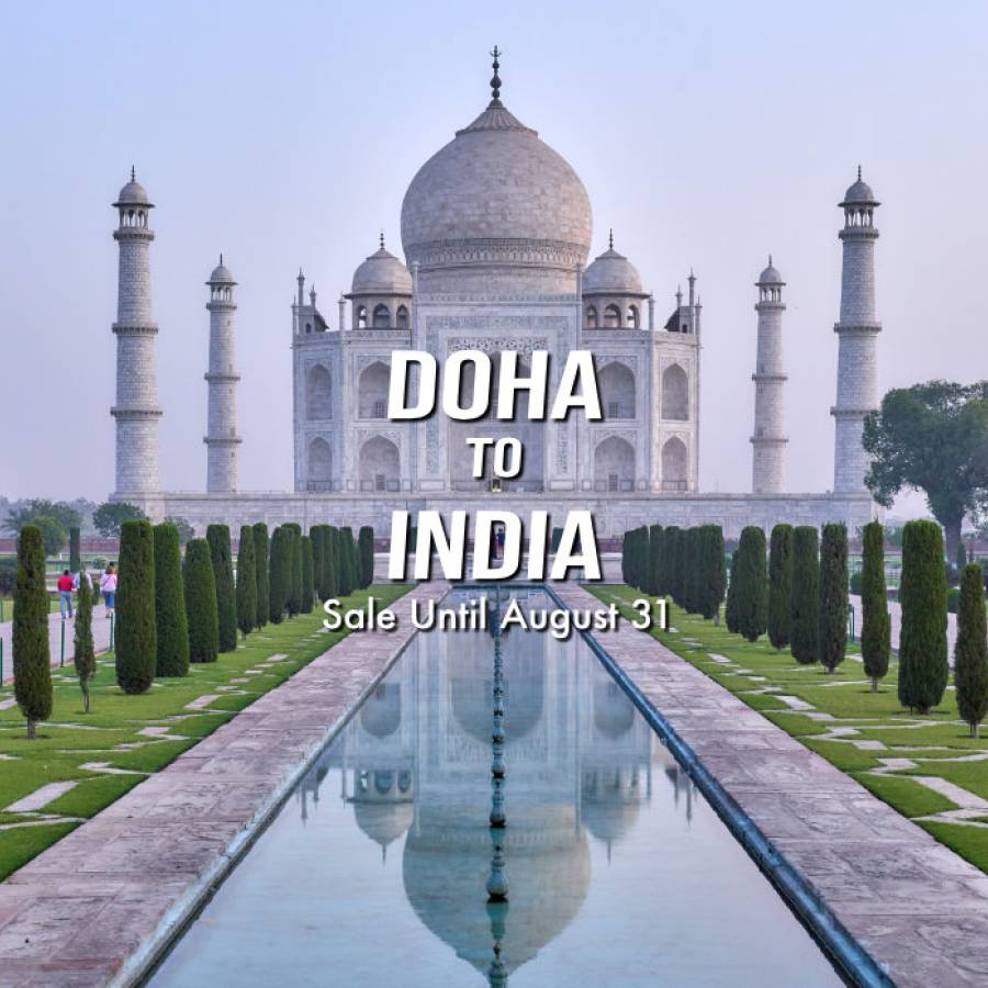 Doha to India Sale Until August 31