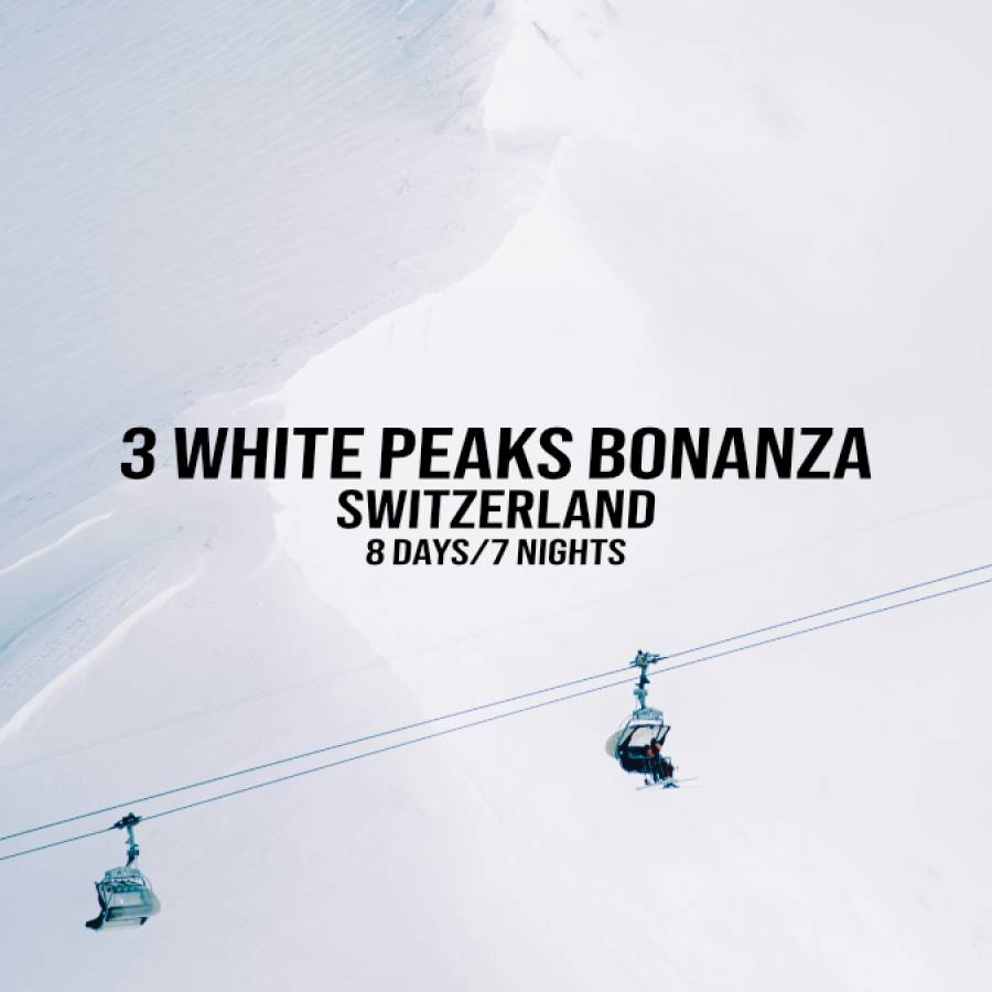 3 White Peaks Bonanza in Switzerland – 8 Days/7 Nights