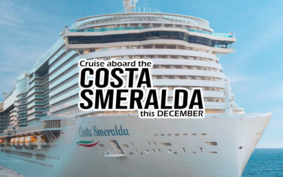 Cruise Aboard the Costa Smeralda this December – 9 Nights